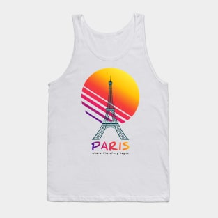 Paris - where the story begins Tank Top